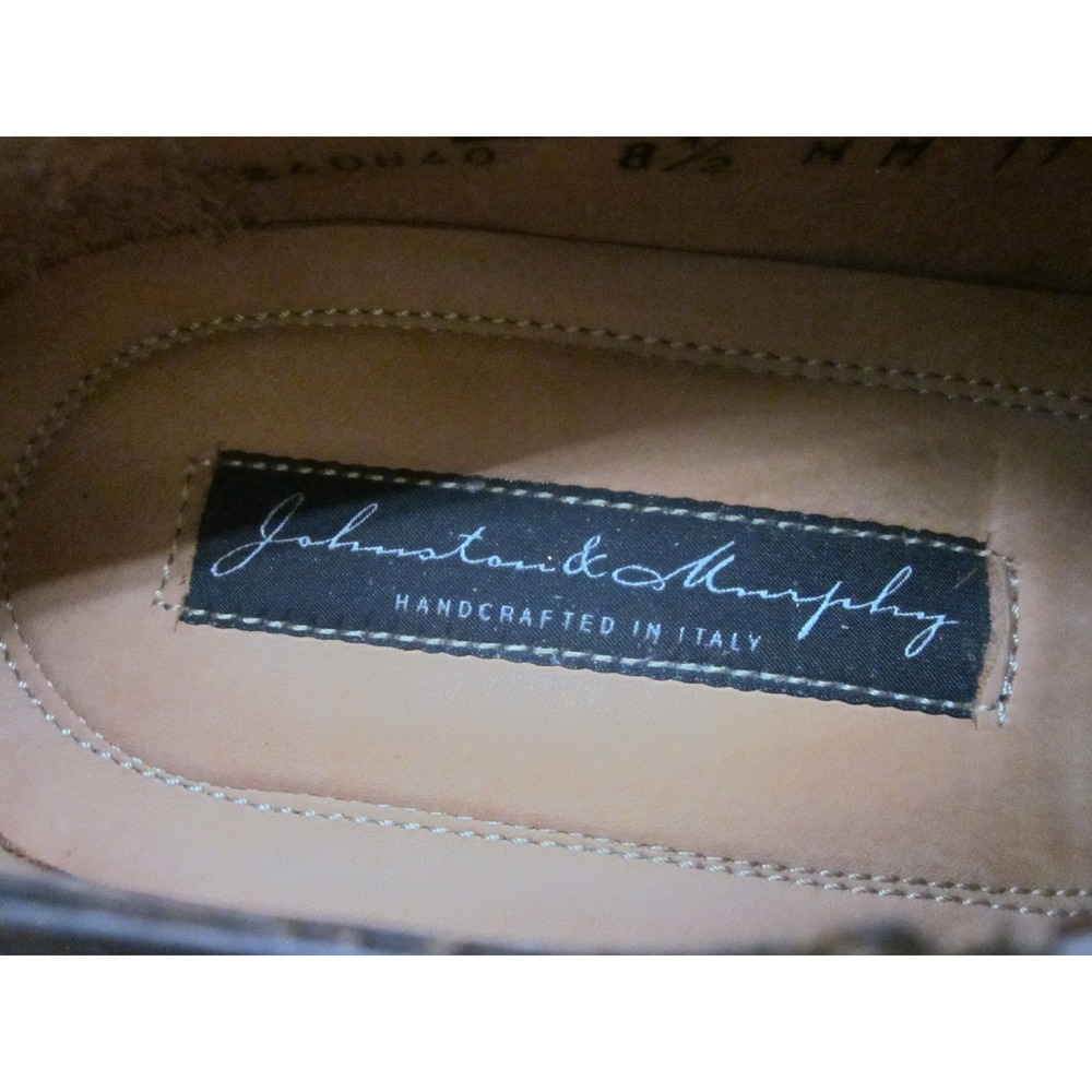 Dark brown Johnston and Murphy slip on shoe size 8.5 M - Picture 5 of 6